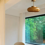 Elegant Ceiling Pendant Lamp with Glass Shade