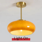 Elegant Ceiling Pendant Lamp with Glass Shade