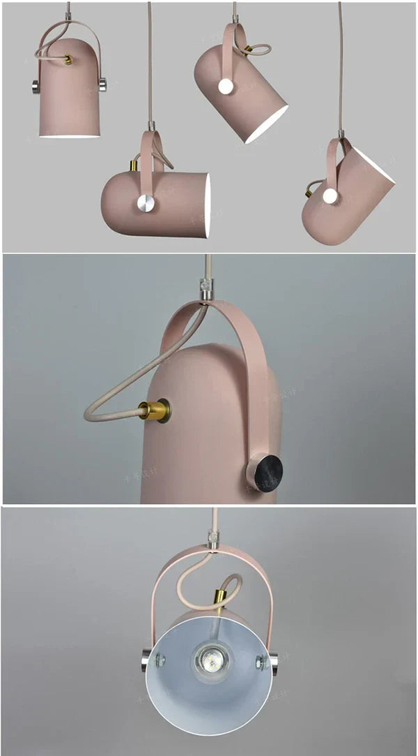 Modern Adjustable Pendant Lamp – Colorful Designer Ceiling Light