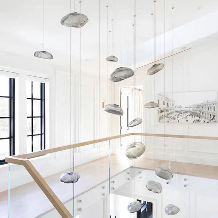 Designer Artistic Chandelier Ceiling Lamps – Glass Clouds