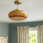 Elegant Ceiling Pendant Lamp with Glass Shade