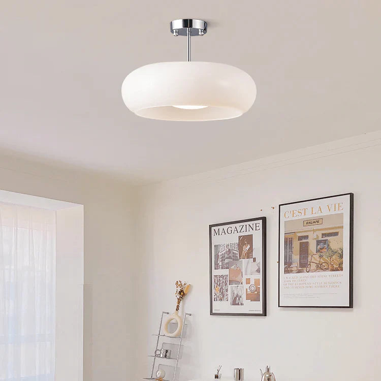 Elegant Ceiling Pendant Lamp with Glass Shade