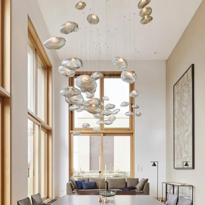 Designer Artistic Chandelier Ceiling Lamps – Glass Clouds