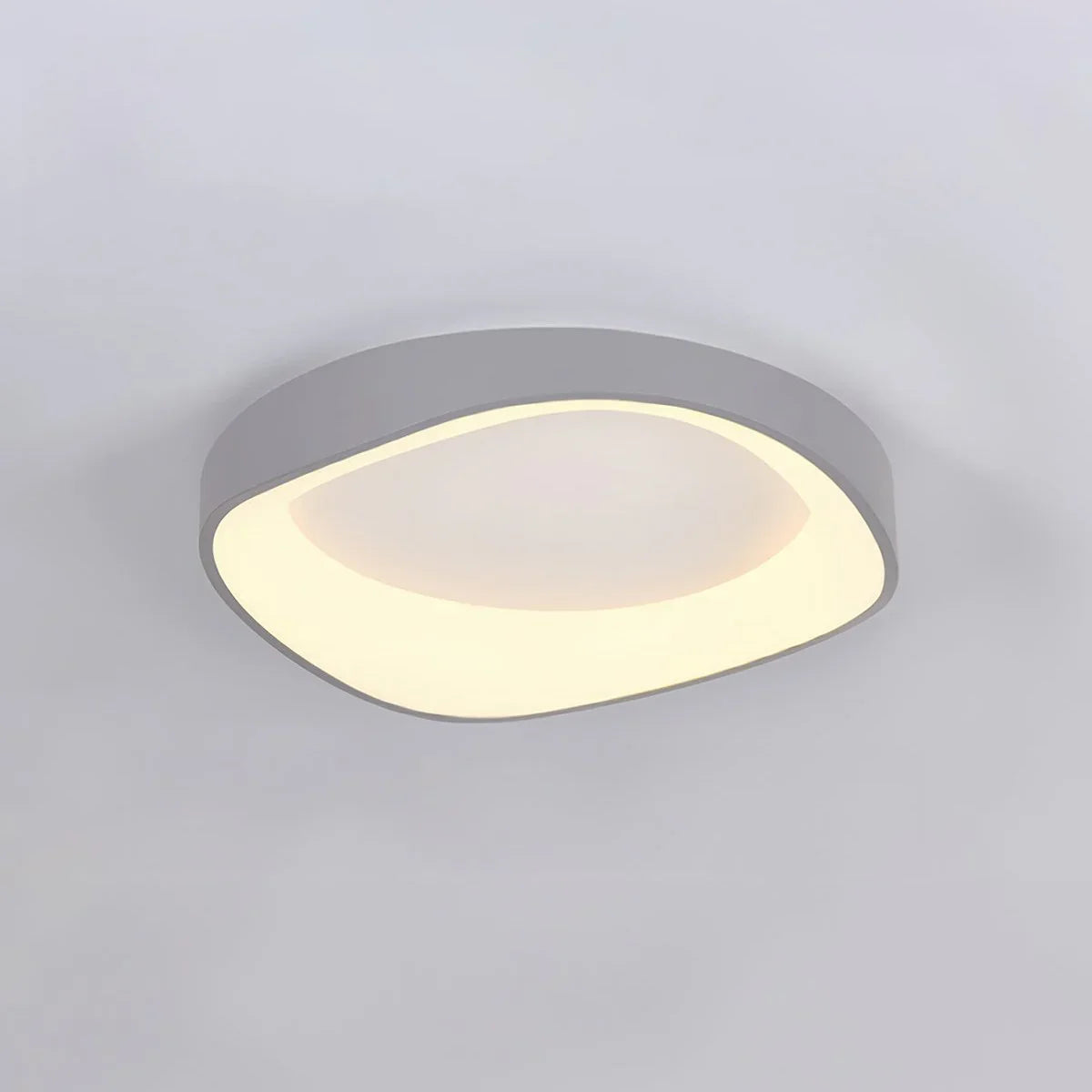 Scandinavian LED Ceiling Lamp – Modern Surface-Mounted Lamp with Wood Effect