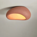 LED Ceiling Lamp in Wabi-Sabi Style – Decorative Ceiling Fixture with Organic Shape