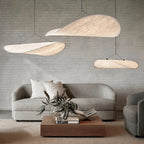 Japandi Designer Pendant Lamp in the Form of an Elongated Panel – Modern Elegance