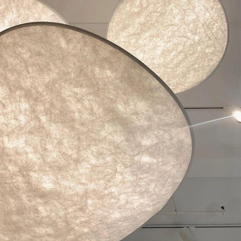 Japandi Designer Pendant Lamp in the Form of an Elongated Panel – Modern Elegance