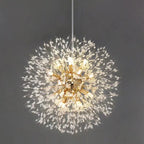 Exclusive chandelier with crystals – Stunning ceiling lamp for elegant interiors