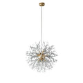 Exclusive chandelier with crystals – Stunning ceiling lamp for elegant interiors