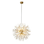Exclusive chandelier with crystals – Stunning ceiling lamp for elegant interiors