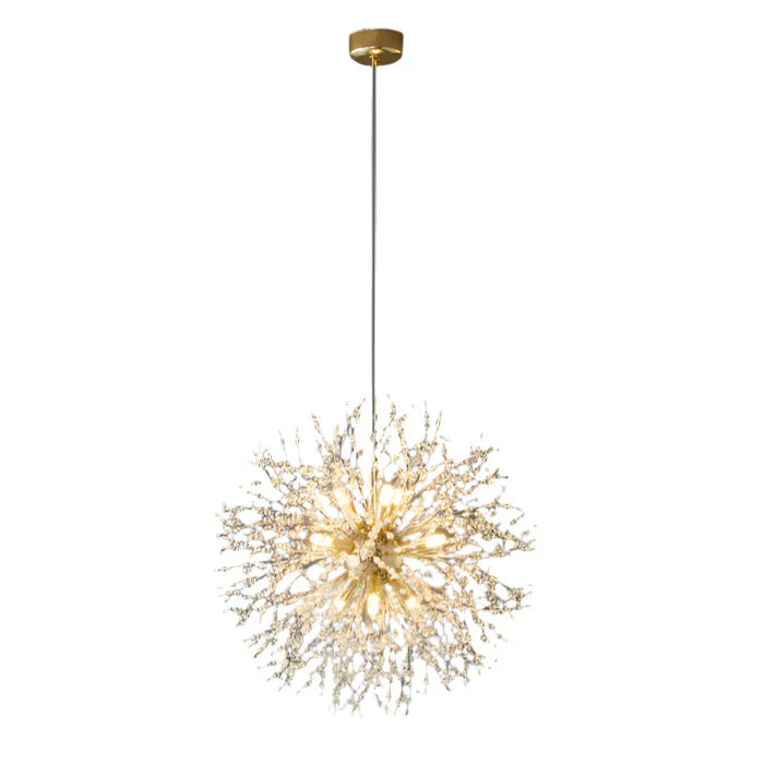 Exclusive chandelier with crystals – Stunning ceiling lamp for elegant interiors