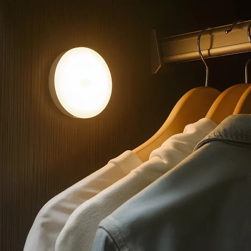 Wireless LED lamp with motion sensor and USB charging