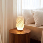 LED Table Lamp with Spiral Shape