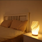 LED Table Lamp with Spiral Shape