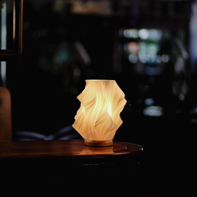 LED Table Lamp with Spiral Shape
