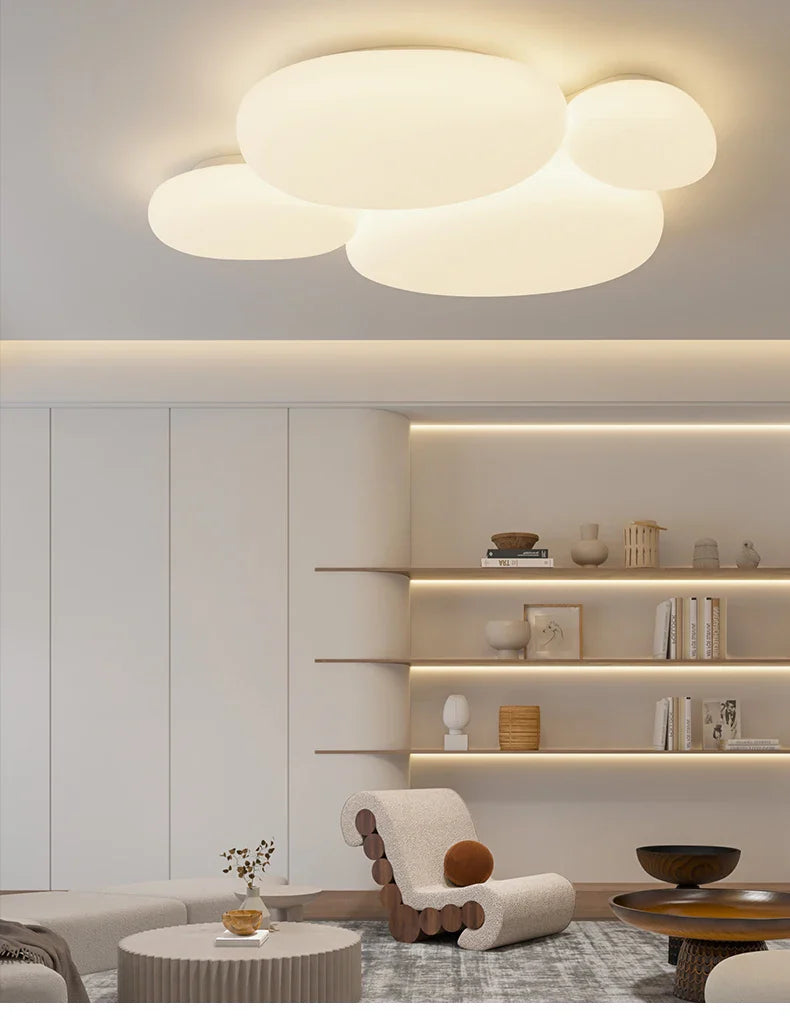 LED Ceiling Lamp in the Shape of a Cloud