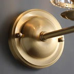 Elegant Crystal Wall Sconce in Glamour Style