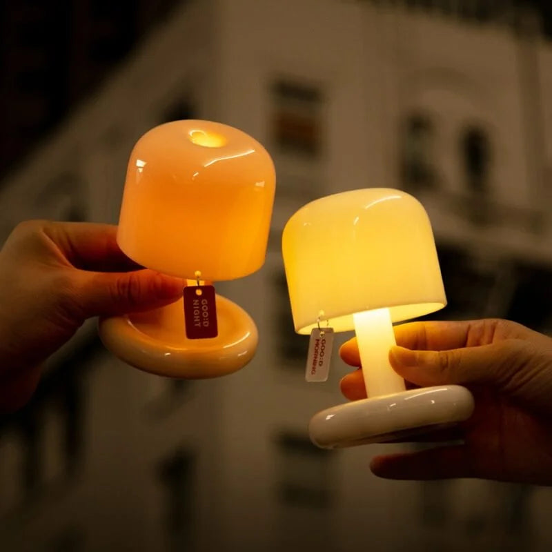 Mini LED Retro Lamp – Portable USB Table Lamp for Decoration and Ambient Lighting