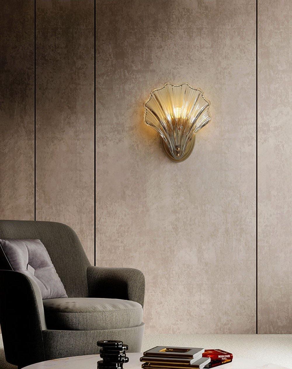 Wall Sconce LED Lamp in the Shape of a Shell