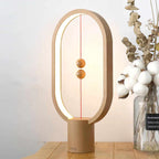 Modern LED lamp with magnetic switch – designer desk lamp with levitation effect