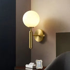 Elegant Wall Sconce Lamp with Globe Shade