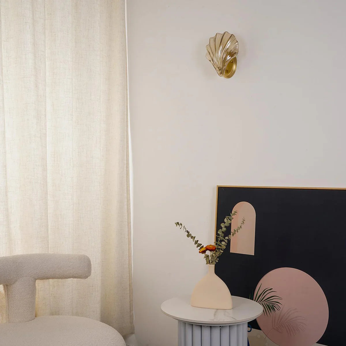 Wall Sconce LED Lamp in the Shape of a Shell