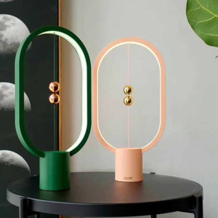 Modern LED lamp with magnetic switch – designer desk lamp with levitation effect