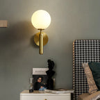 Elegant Wall Sconce Lamp with Globe Shade