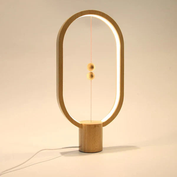 Modern LED lamp with magnetic switch – designer desk lamp with levitation effect