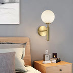 Elegant Wall Sconce Lamp with Globe Shade