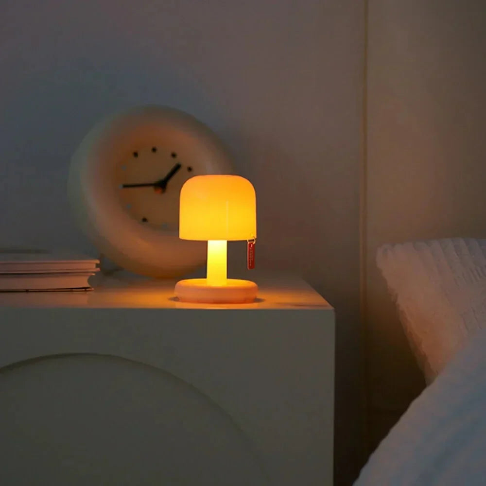Mini LED Retro Lamp – Portable USB Table Lamp for Decoration and Ambient Lighting