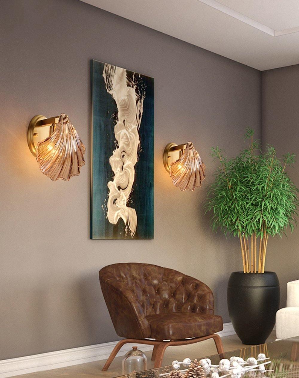 Wall Sconce LED Lamp in the Shape of a Shell