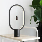 Modern LED lamp with magnetic switch – designer desk lamp with levitation effect