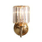 Elegant Crystal Wall Sconce in Glamour Style