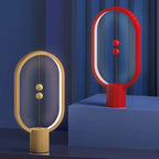 Modern LED lamp with magnetic switch – designer desk lamp with levitation effect