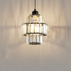 Elegant Glass Pendant Lamp Crystal – Glamour Style