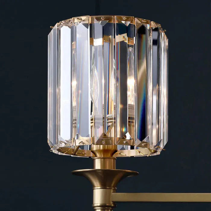 Elegant Crystal Wall Sconce in Glamour Style
